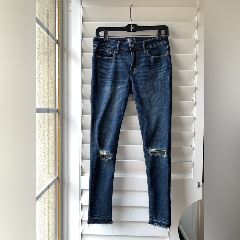 Denim Harper Pants - Abercrombie